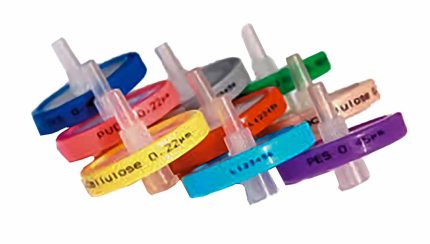 Syringe filter Nylon 0,2 um 25mmD. Pk100u